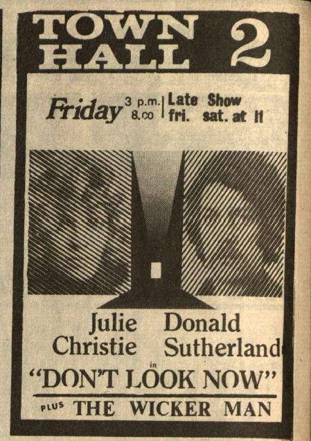 Town hall double bill
