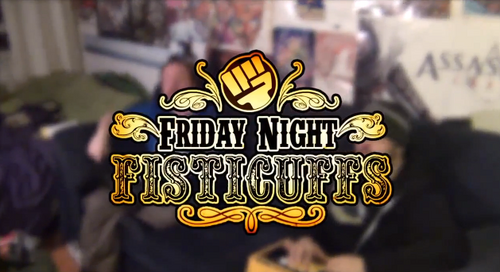 Friday Night Fisticuffs Title Screen Logo Garou