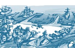 Sketch of Edinmire Docks