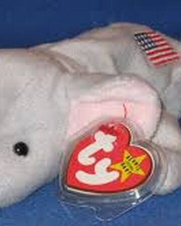 righty 2000 beanie baby value