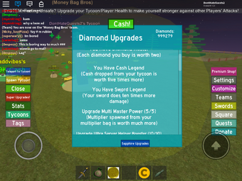Diamonds Tycoon Simulator Roblox Wiki Fandom - roblox how to make a donation in your game
