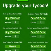 Upgrades Tycoon Simulator Roblox Wiki Fandom - tycoon simulator roblox