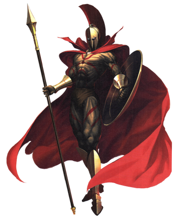 fate leonidas grand order lancer stage typemoon wiki moon type wikia uniforms holes armor pick