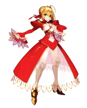 Playable Saber Fate Extra Type Moon Wiki Fandom