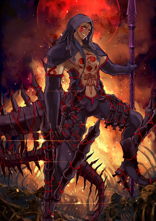 Berserker Fate Grand Order Cu Chulainn Alter Type Moon