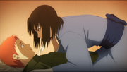 Shiki le pregunta a Tomoe sobre si morir