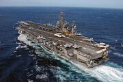 800px-USS Kitty Hawk (CV-63) port stern 2007-1-