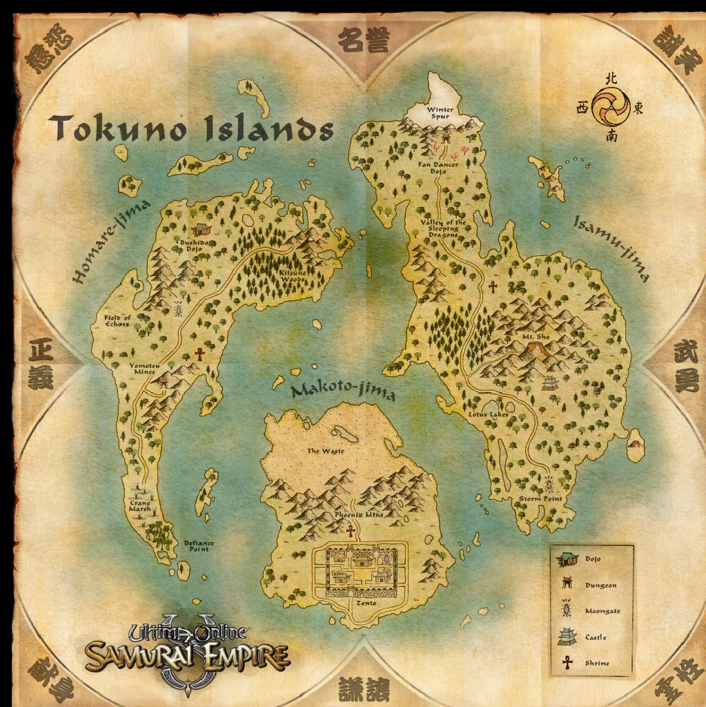 Ultima Online Map of the Tokuno Islands Editable Codex FANDOM