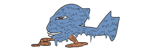 Blue Furred Fish