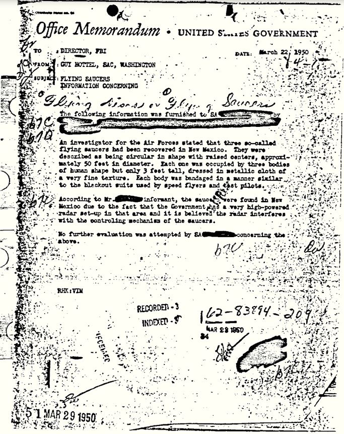 Memorandum - Guy Hottel