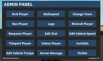 Moderator Commands In Roblox