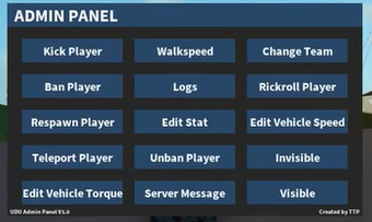 Roblox Admin Panel Leak