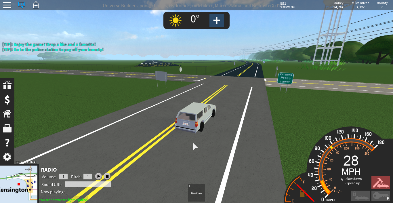 Roblox Ultimate Driving Police Radio