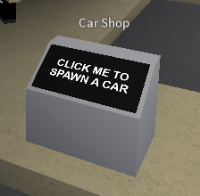 Roblox Studio How To Make A Car Spawner