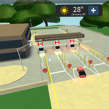 Usa Canada Border Crossing Ultimate Driving Roblox Wikia Fandom