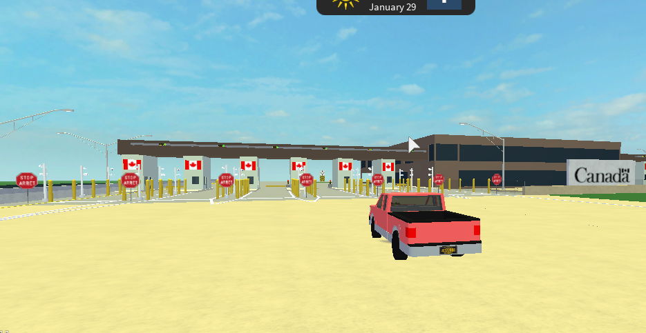 Usacanada Border Crossing Ultimate Driving Roblox Wikia - 