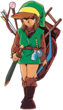 Link LOZ with items