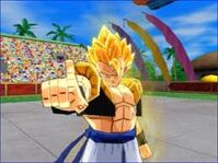 Super Saiyan Gogeta in Budokai Tenkaichi