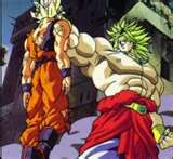 Broly Against Goku