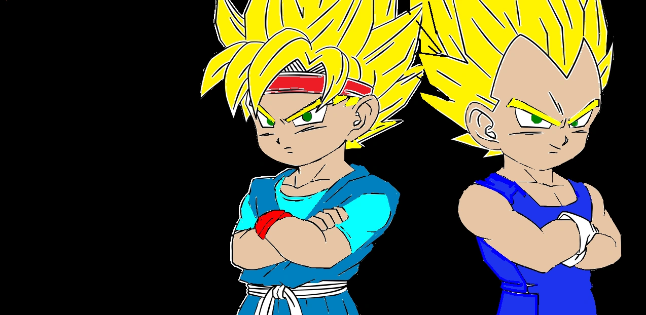 Image Goku jr and Vegeta jr.png Ultra Dragon Ball Wiki FANDOM powered by Wikia