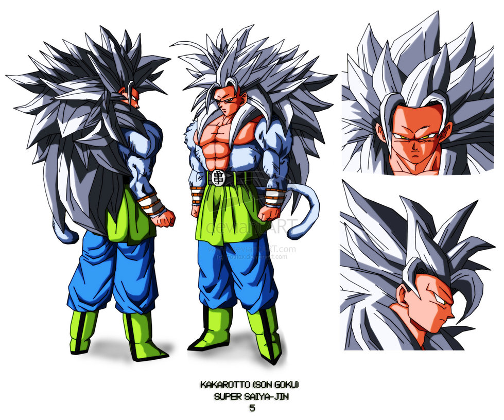 image goku af ssj5 by gothax jpg ultra dragon ball wiki fandom