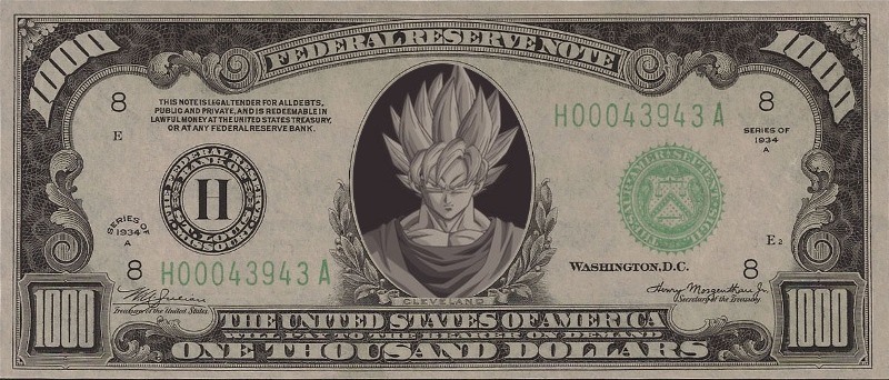 1 000 Dollars Ultra Dragon Ball Wiki Fandom Ed By Wikia Lunapic 131690626423533 6 The Goku 1 000 Dollar Bill