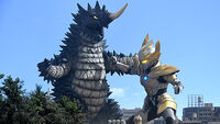 Gymaira vs. Ultraman Taiga Photon Earth