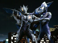 Kyrieloid ⅡSky Type vs. Tiga Sky Type