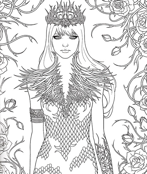 Download Imagen - Coloring Book 1.jpg | Una Corte de Rosas y Espinas Wiki | FANDOM powered by Wikia