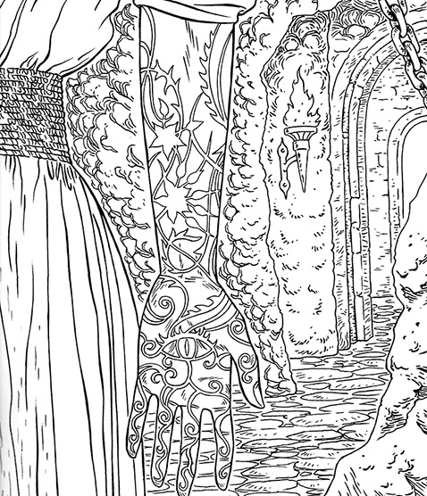 Una Corte De Rosas Y Espinas Libro Para Colorear Una Corte De
