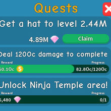 Roblox Ninja Simulator 2 Quests