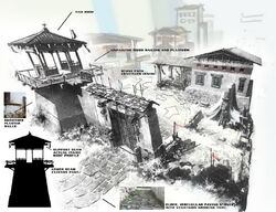 Gate-plus-tower