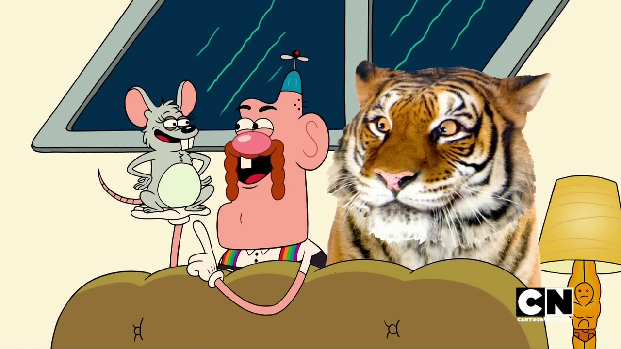 Image - Uncle Grandpa, Mouse, and GRFT in Tiger and Mouse 09.png ...