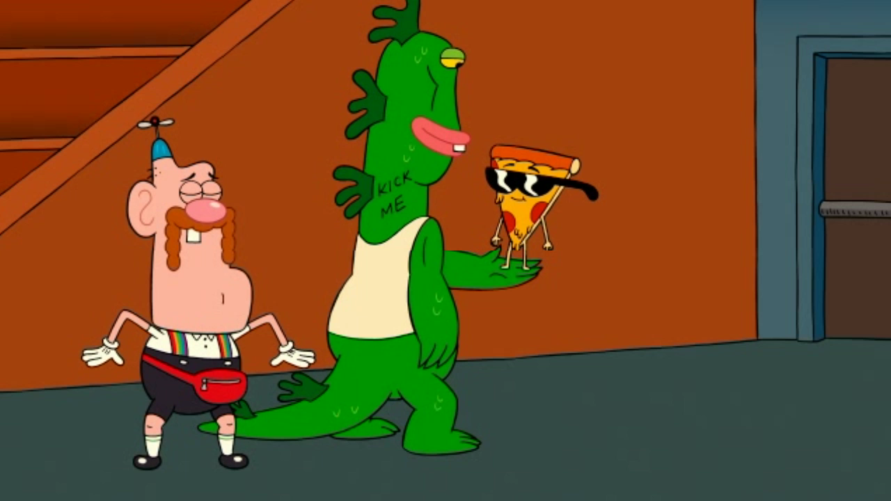 Image Belly Bag Mr Gus Pizza Steve And Uncle Grandpa In Prank Wars 15 Png Uncle Grandpa