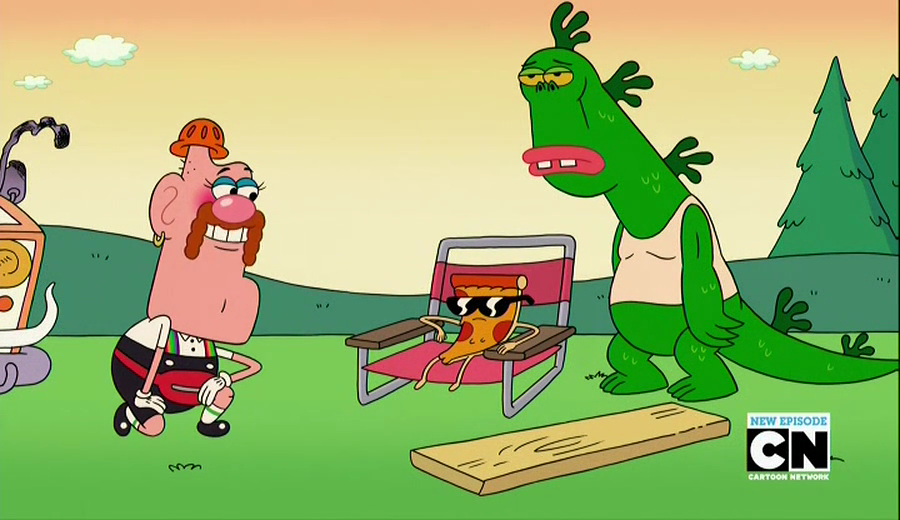 Image Uncle Grandpa Pizza Steve Mr Gus And Belly Bag In Fix The Rv 02 Png Uncle Grandpa