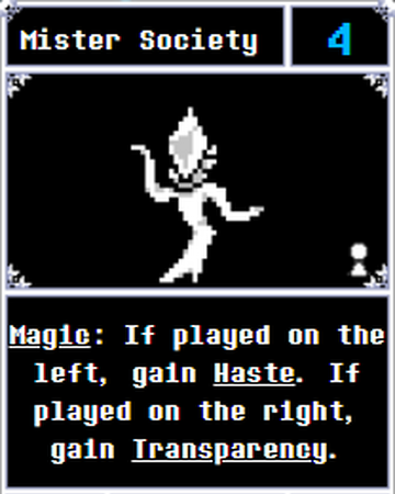 Mister Society Undercards Wikia Fandom