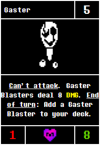 Gaster Previous Versions Undercards Wikia Fandom - baby gaster blaster d roblox