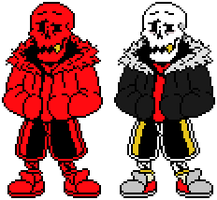 Sprite v3 fellswap papyrus by diegomanco-dbo48tj