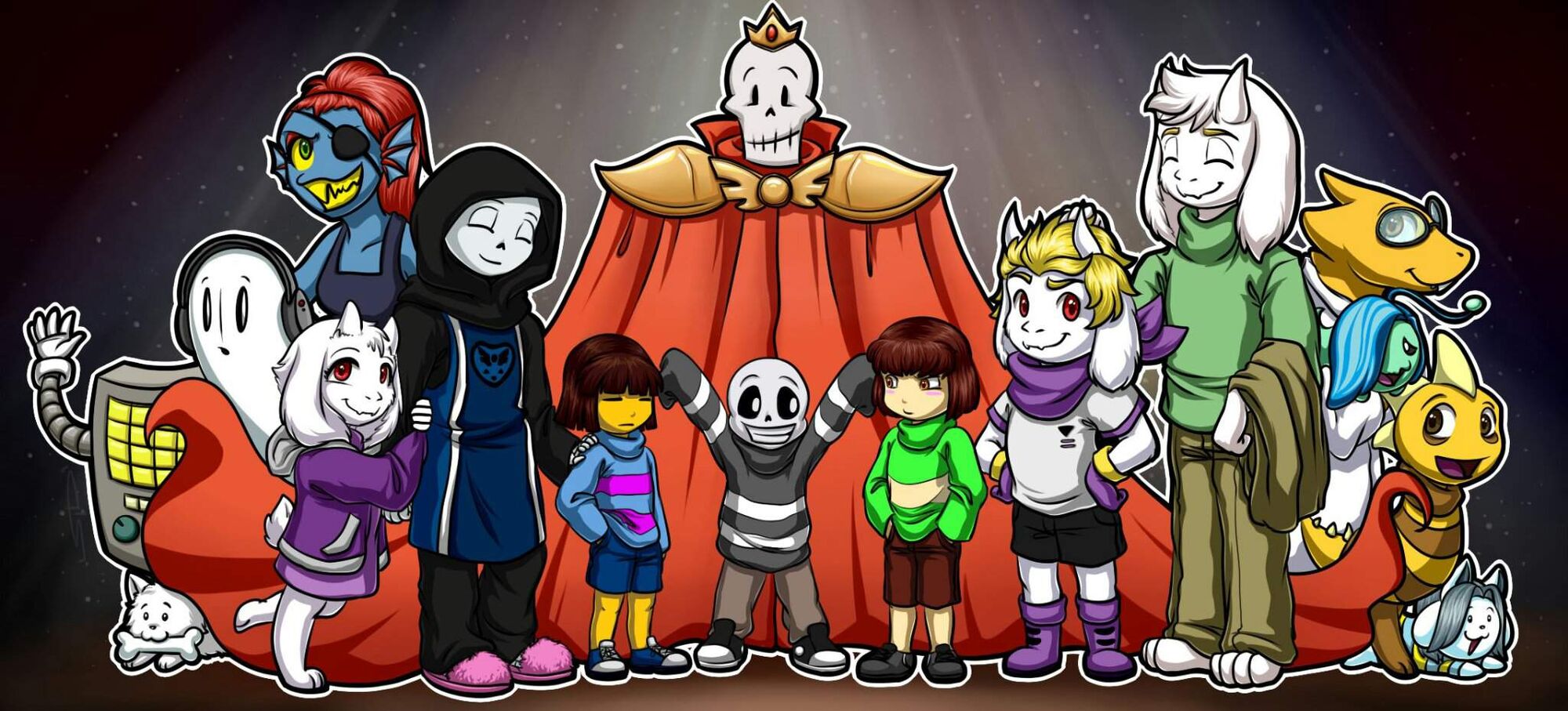 Самая первая альтернативная вселенная undertale