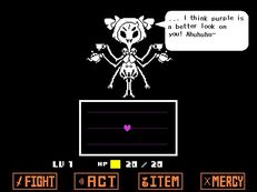 Muffet attacks
