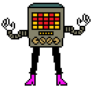 Calculator with leg