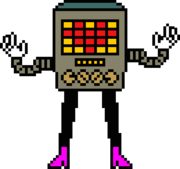 Calculator with leg