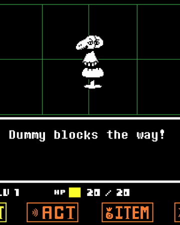 Dummy Undertale Japan Wiki Fandom