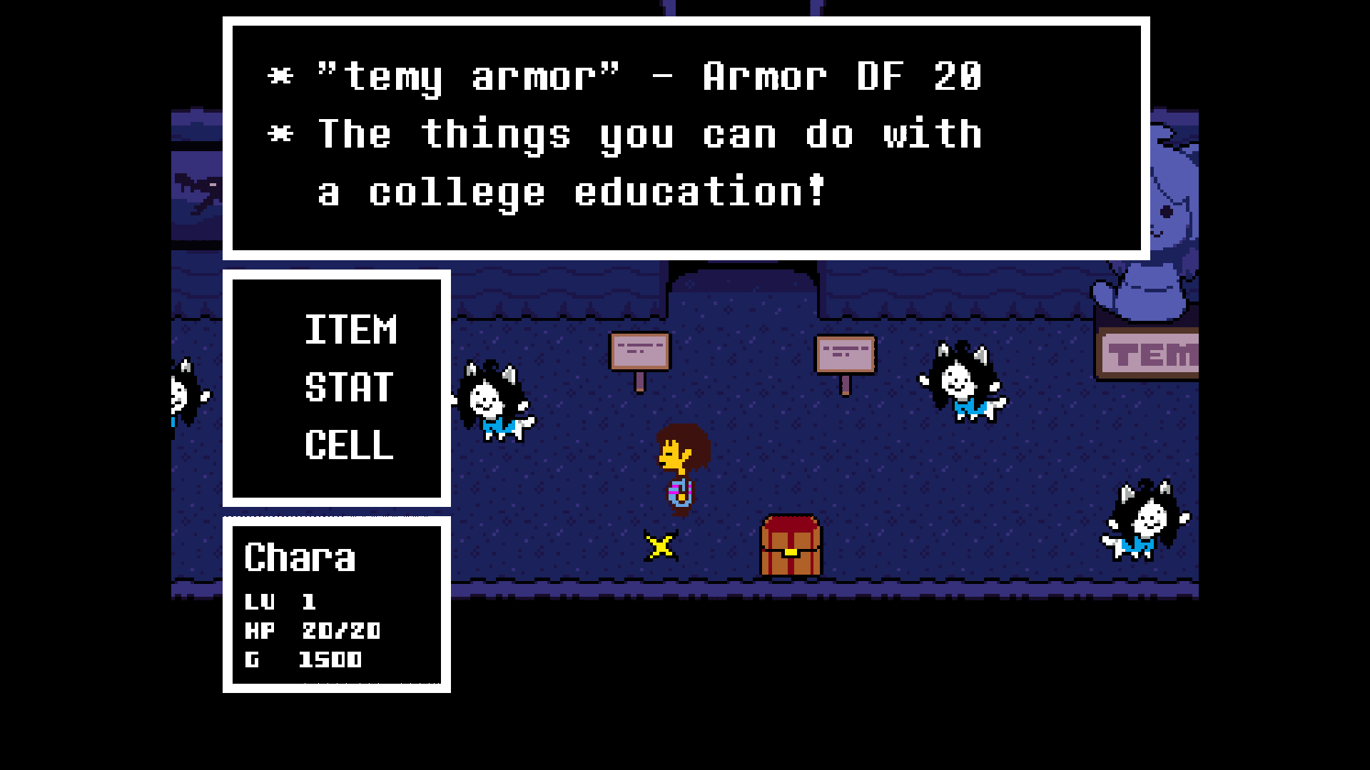 Temmie Armor | Undertale Wiki | Fandom