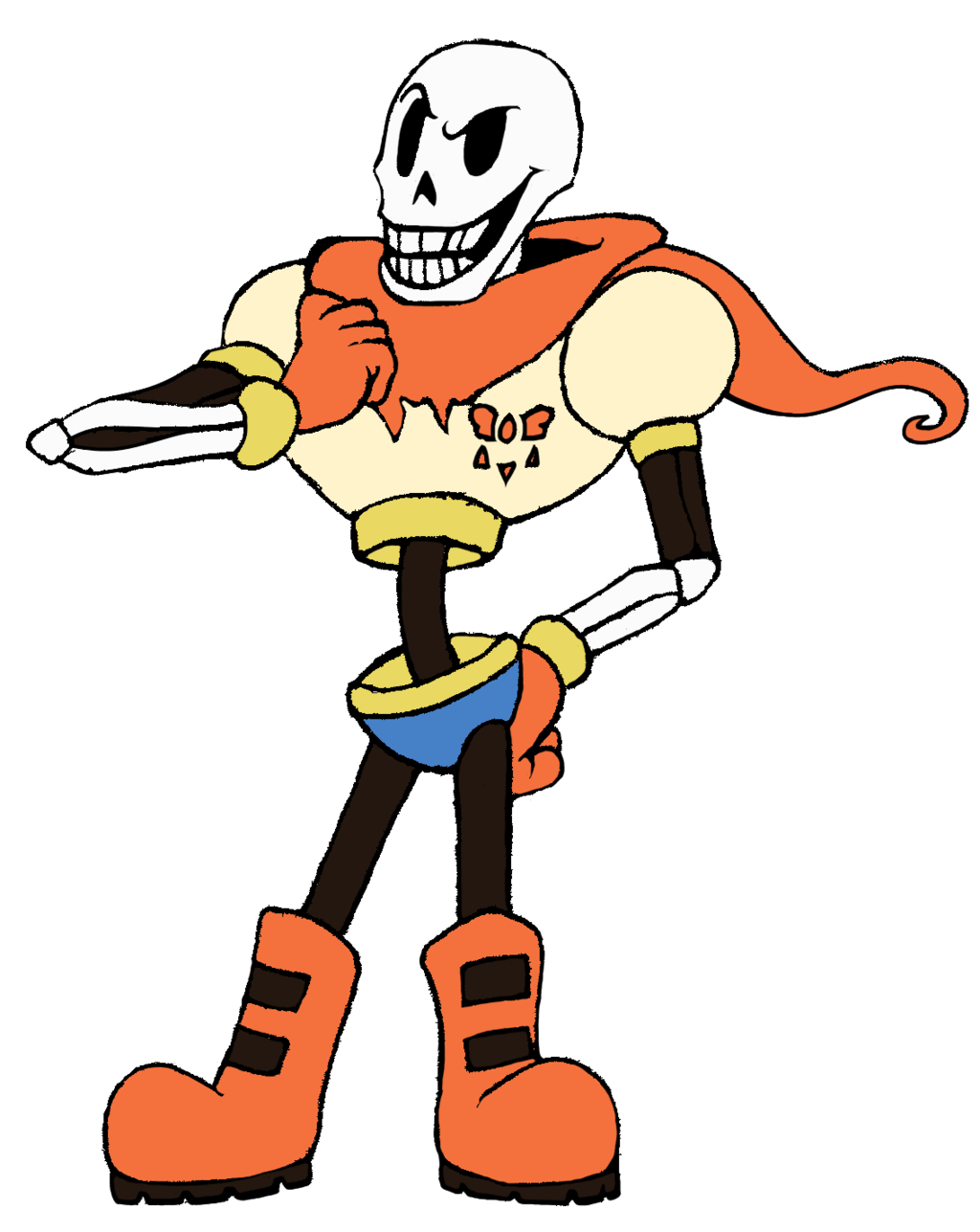 Изображение - Undertale papyrus by wingedtank-d9hisbh.png | Undertale