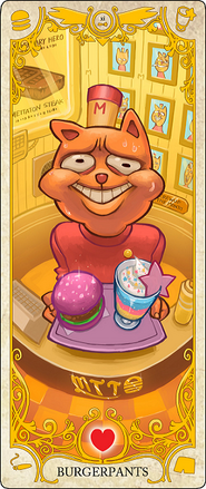 Burgerpants Tarot Print