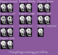 Papyrus dialoge-sprites