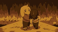 Asriel and human