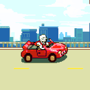 PapyrusCreditsCar