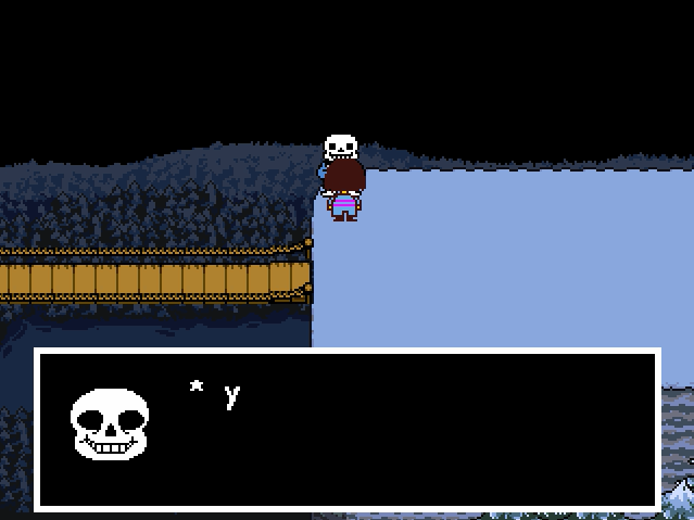 Sans snowdin ygroza
